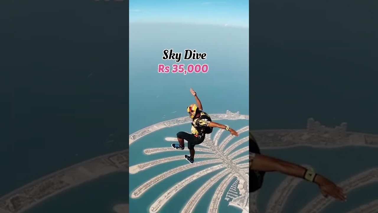 Dubai&rsquo;s Expensive But Adventurous Activities #shorts