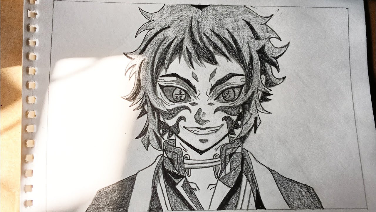 How to Draw Kaigaku from Demon Slayer ⚡ The Fallen Thunder Demon | Step by Step