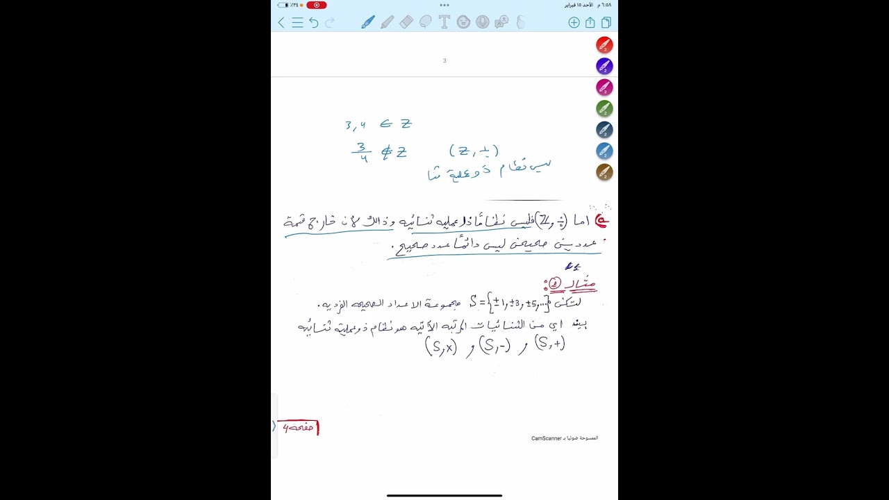 نظرية الزمر جامعة الملك خالد