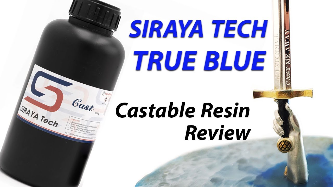Воплощение мифа в металле: литье Экскалибура из смолы Siraya Tech True Blue