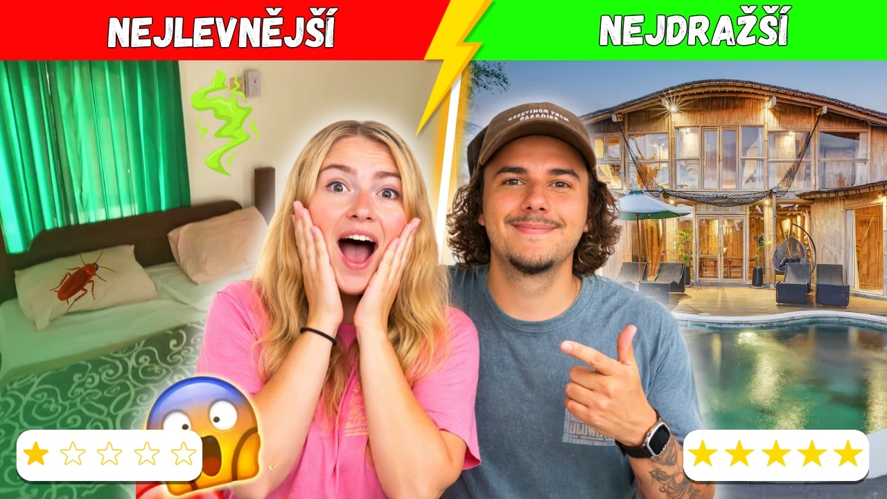 Extrémní test: LEVNÝ pokoj vs LUXUSNÍ vila na Bali 🇮🇩