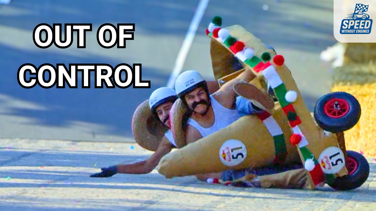 Soapbox Race LISBON PORTUGAL: Ultimate Crash Compilation #soapboxredbullrace