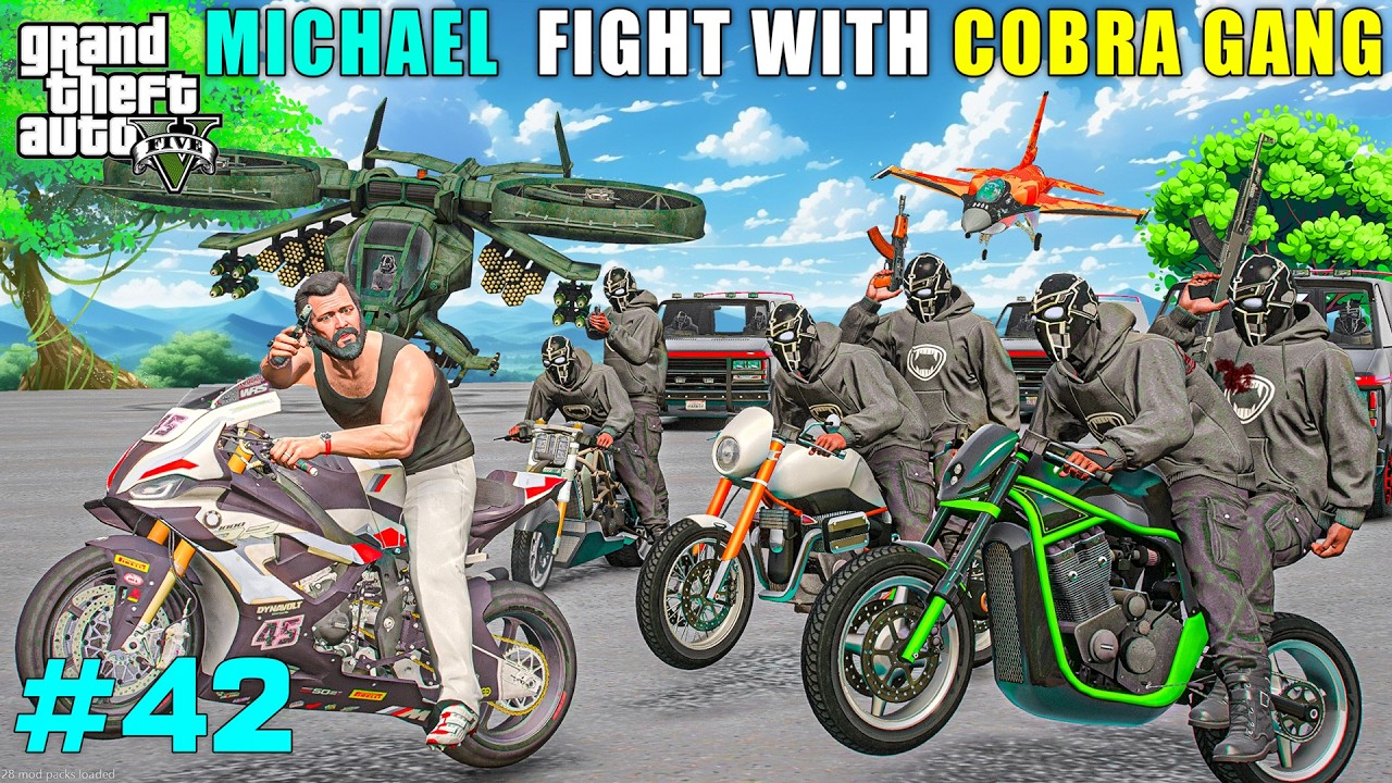 HUGE CONTROVERSY BETWEEN MICHAEL & CONBRA GANG | GTA 5 GAMEPLAY
