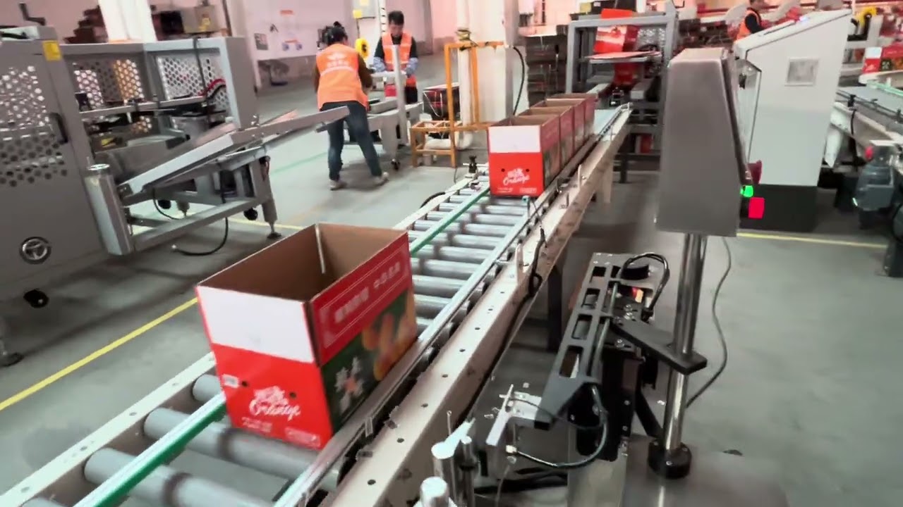 Carton Box Labeling Machine , Box Labelling System