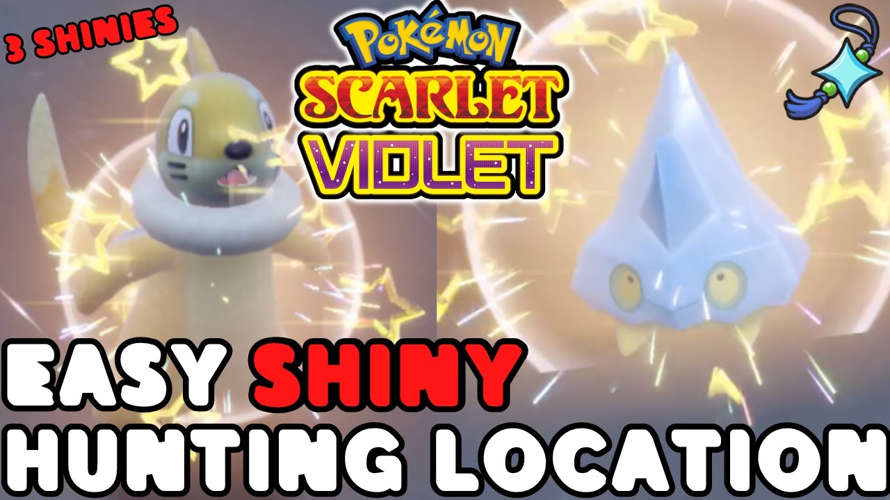 3 простых эксплойта BEACH SHINY HUNTS для покемонов Скарлет и Вайолет