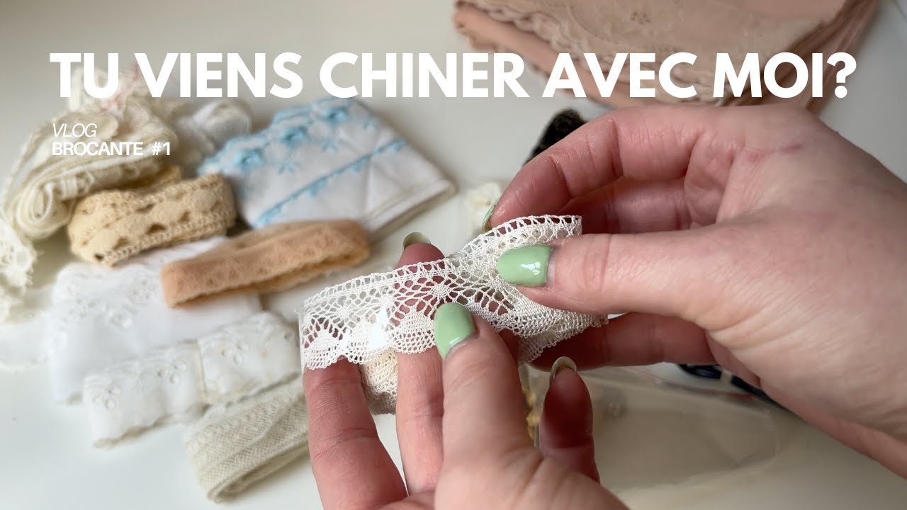 Vlog & haul - Je chine des tissus & de la mercerie 🌷✨