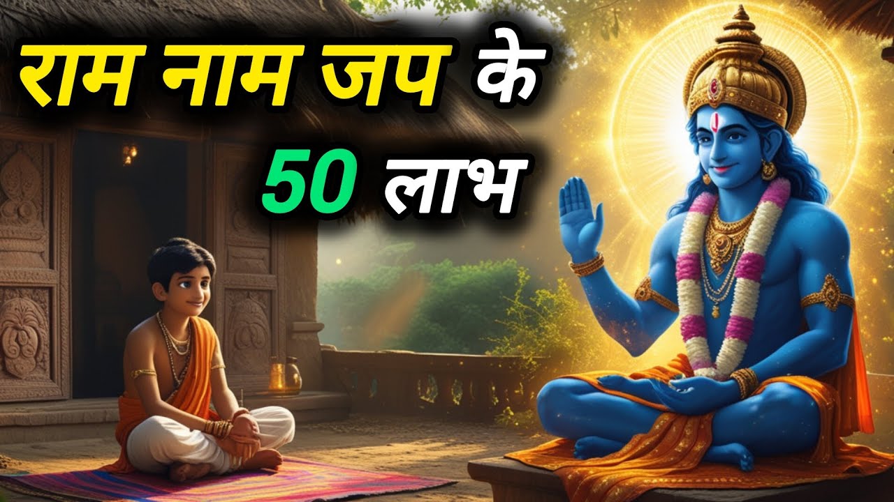 राम नाम जप के 50 लाभ।।राम नाम की महिमा।। जय श्री राम