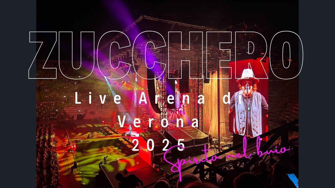 Zucchero infiamma l'Arena di Verona con 