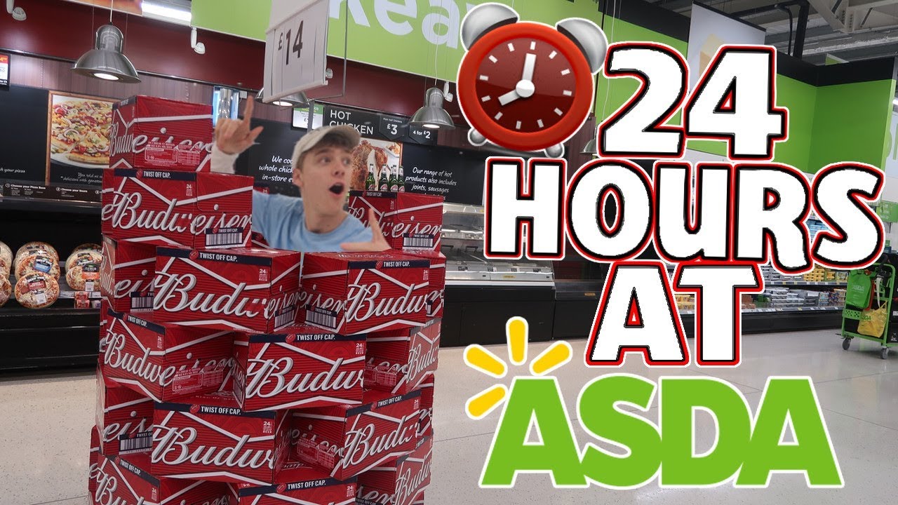 24 HOUR OVERNIGHT CHALLENGE IN ASDA! *SUCCESS*