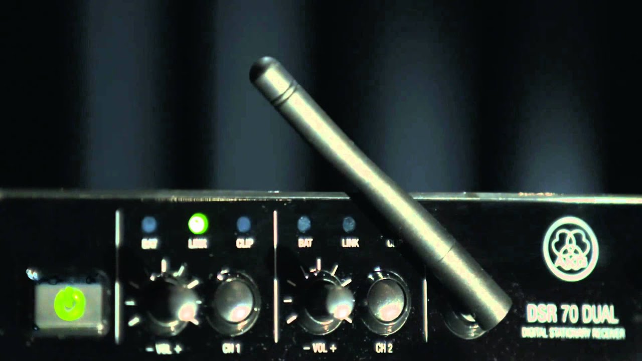 AKG DMS70 Digital Wireless Microphone System - Stage performance