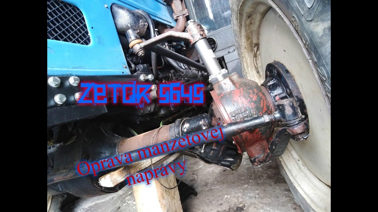 Oprava manžetovej nápravy|Zetor 5645|