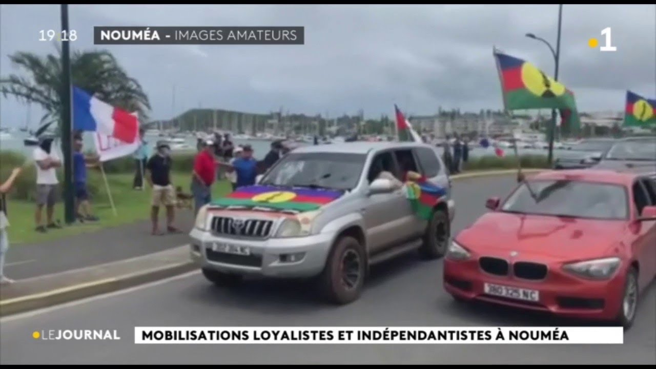 deux manifestations antagonistes défilent à Nouméa