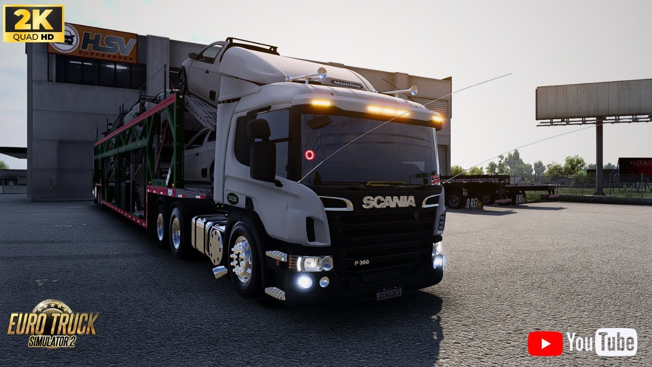 ETS2. 1.57 -SCANIA P380 CHIPADA NA CEGONHA NO RIO GRANDE DO SUL PRA O PARANÁ.