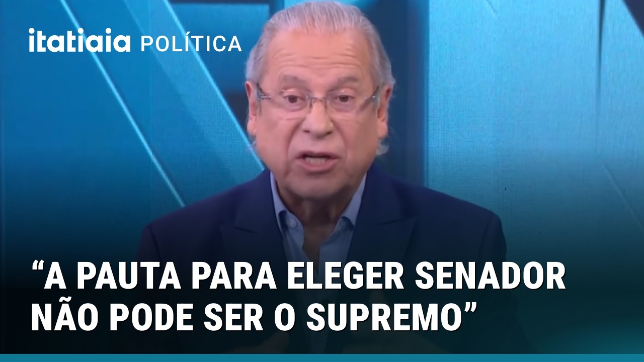 JOSÉ DIRCEU SOBRE ELEIÇÕES: ‘PAUTA ANTI-STF NÃO ELEGE SENADOR’