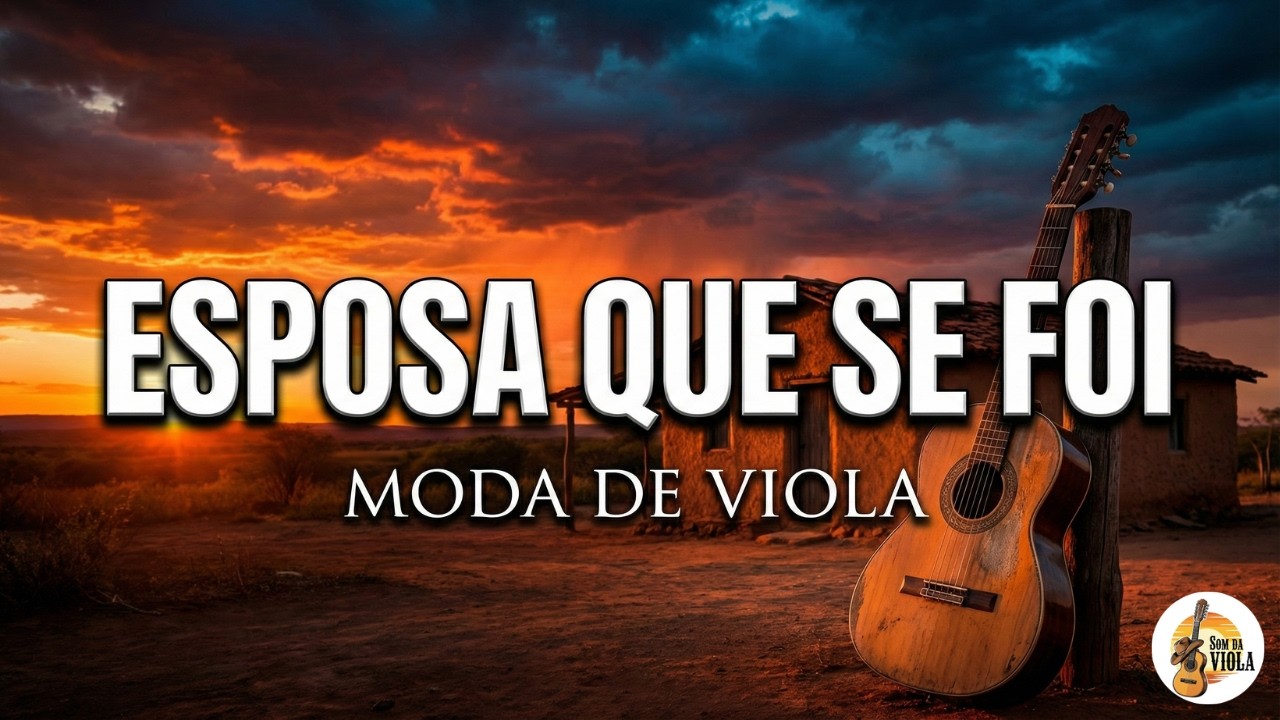 MODA DE VIOLA - Esposa que se foi, uma história triste da roça!
