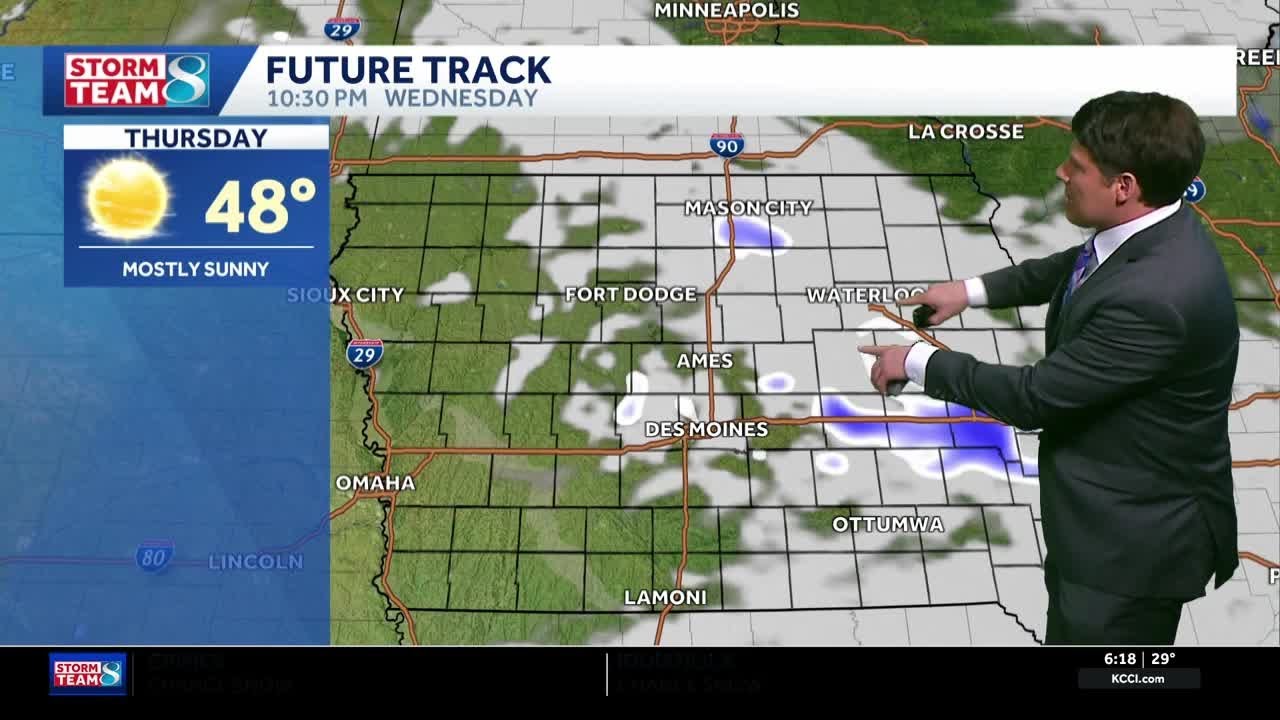 Iowa weather: Snow chances return this evening and overnight
