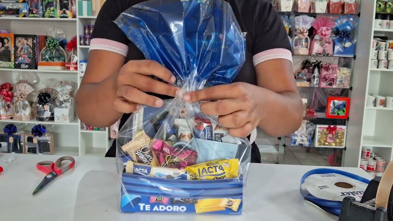 Como Montar um Presente Barato com Caixa de Bombom e Ganhar Dinheiro - DIY Presentes