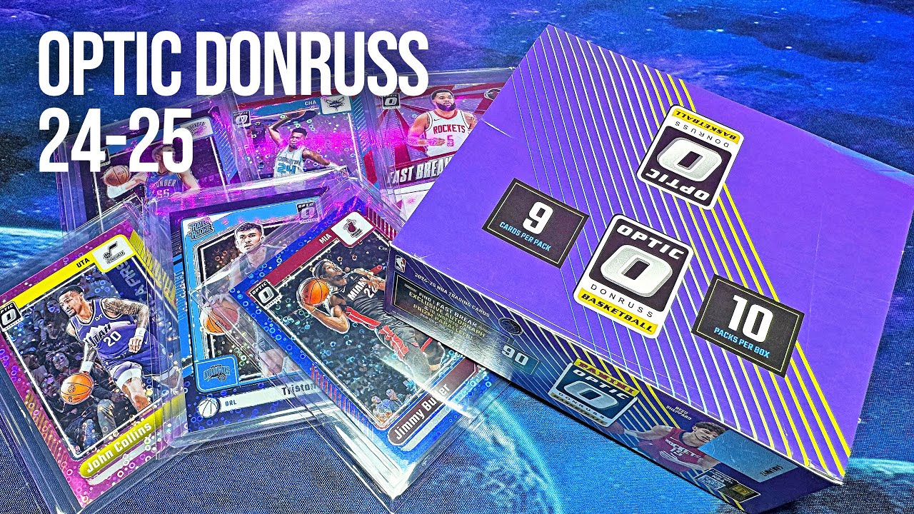 1 Auto +5  Numbered Cards - Optic Donruss NBA Basketball Fastbreak Box