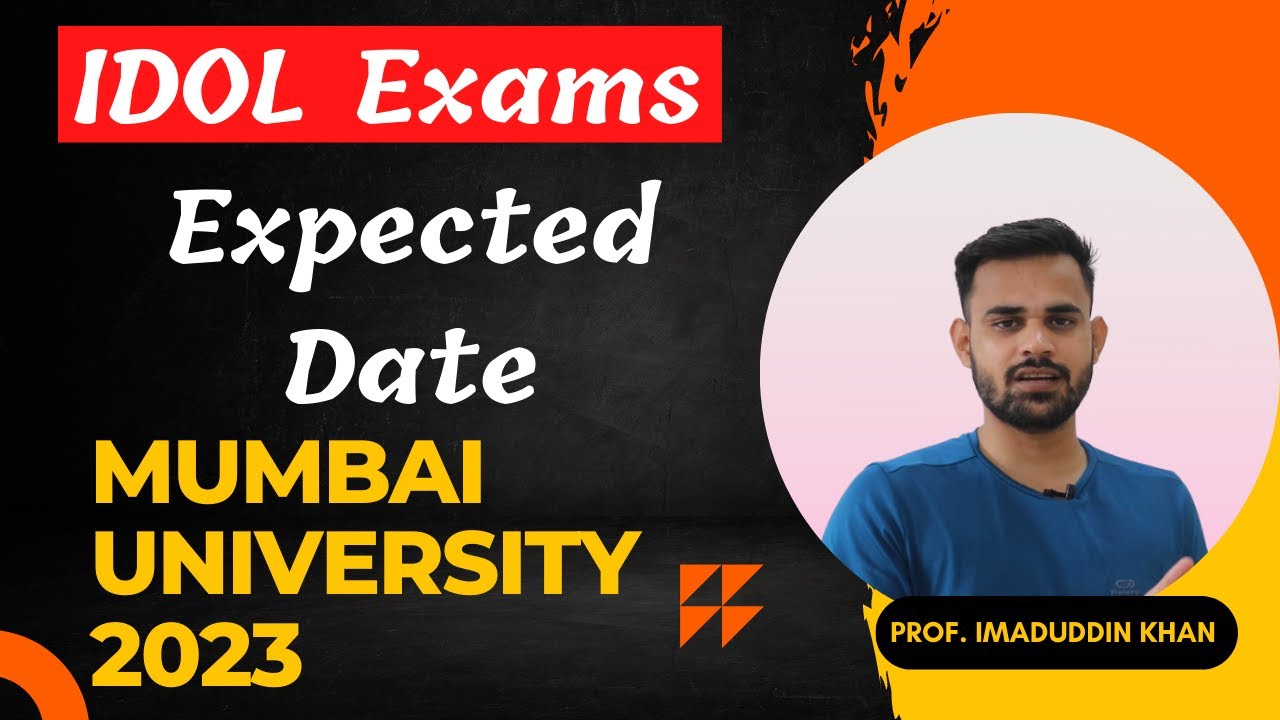IDOL Expected Exam date 2023 #idolmumbaiuniversity