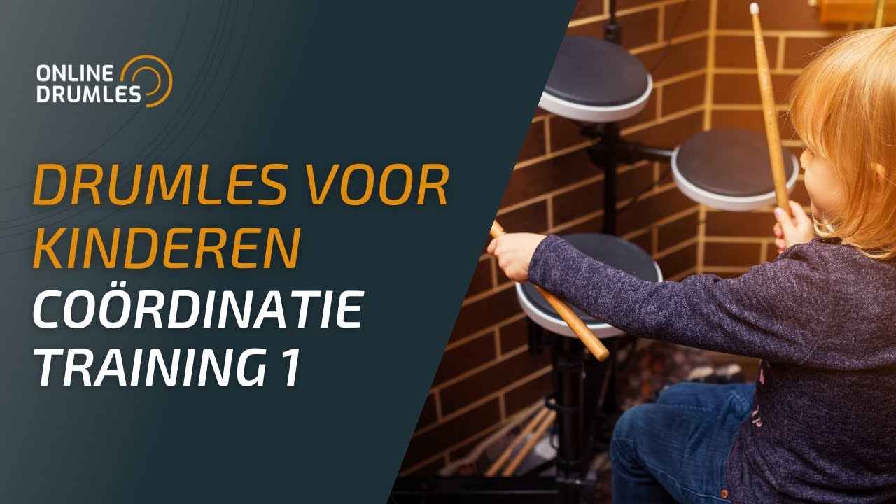 Drummen voor Beginners - Coördinatie Training 1 - Drumles 5/6 jaar