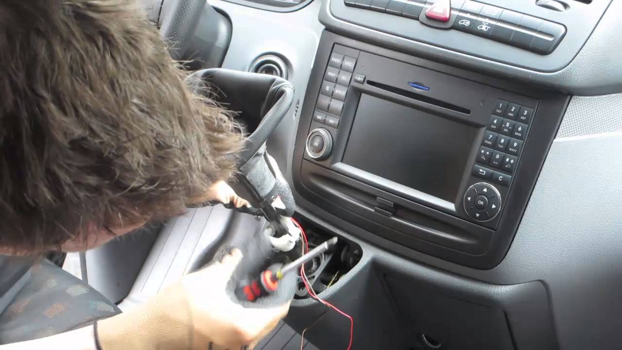 Beleuchtet ICT Schaltknauf Einbau Wechsel Mercedes V-Klasse Vito Illuminated Gear knob replacement