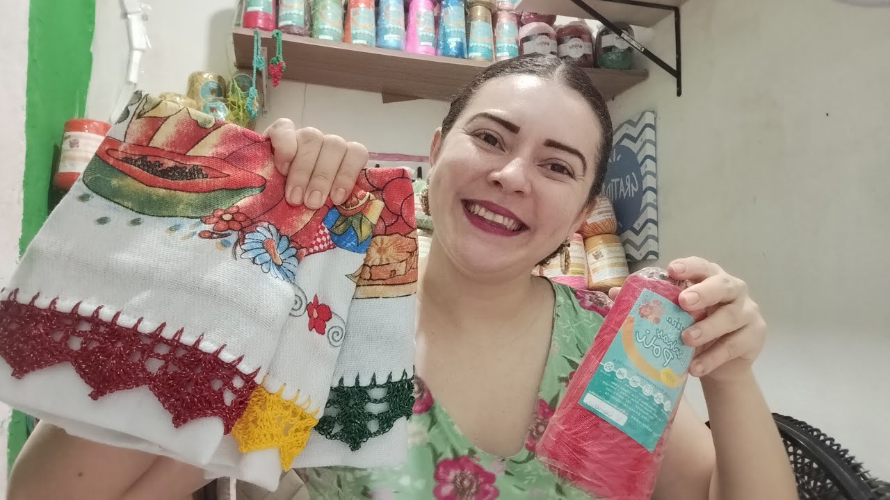 💥💣POR QUAL VALOR EU VENDO meus panos de prato com barrados de crochê? @BarradosComLindalra 