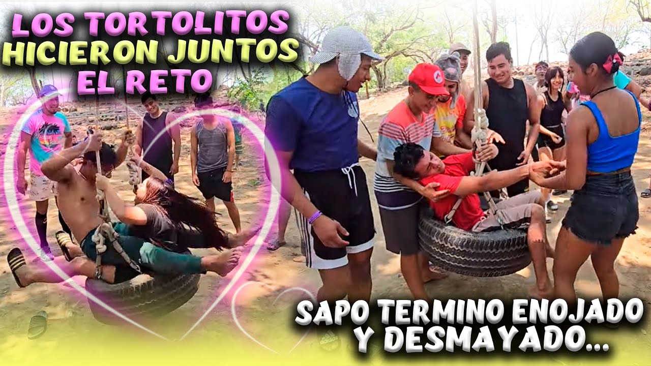 Sapo se animó hacer el reto por un BESO de Andrea pero bajó ENOJADO. Nayeli y Henry hacen el reto.