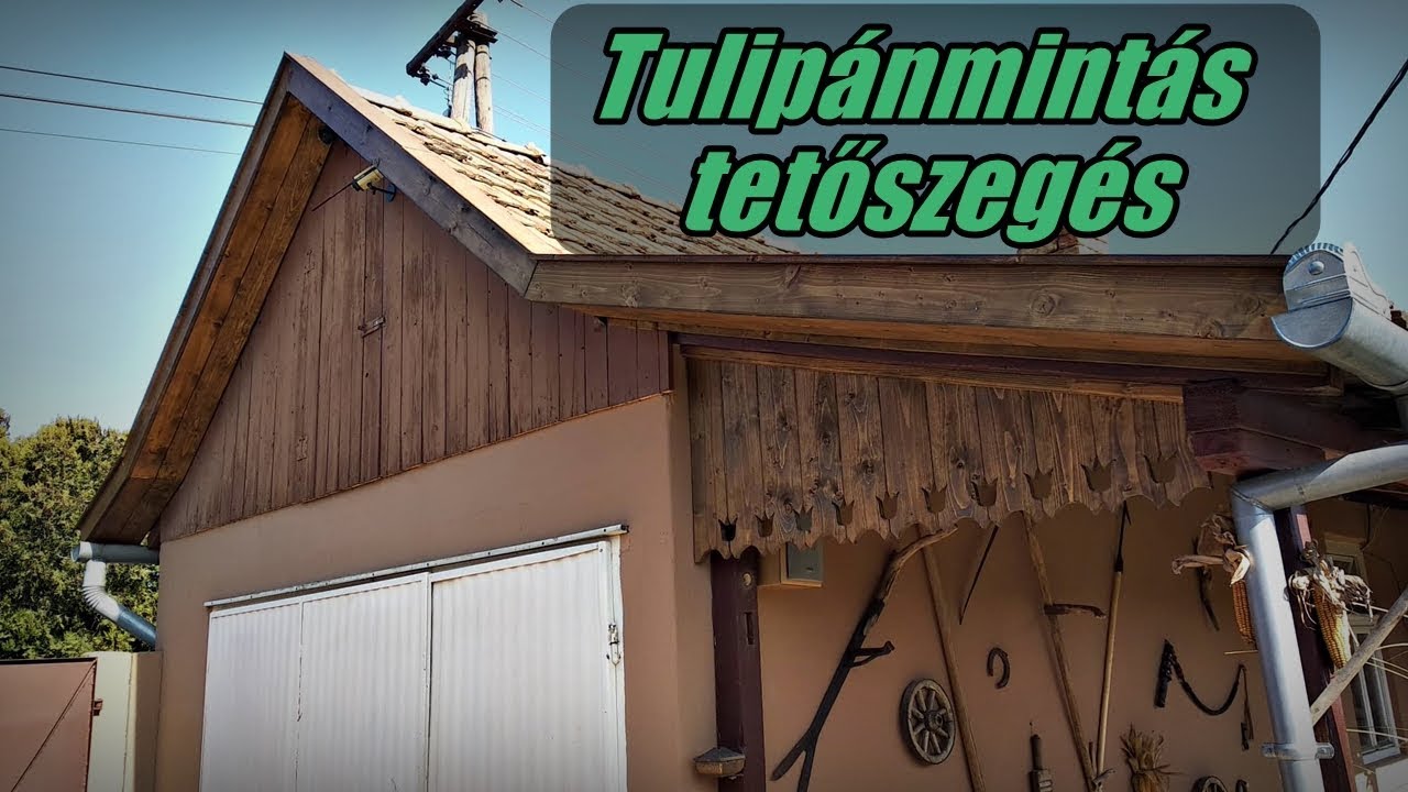 Tulipánmintás tetőszegés Herbert módra