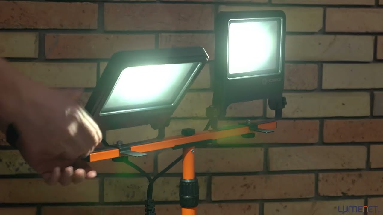 Ledvance LED Worklight Tripod 2x50W 2x4500lm 4000K IP65 gray LED work light