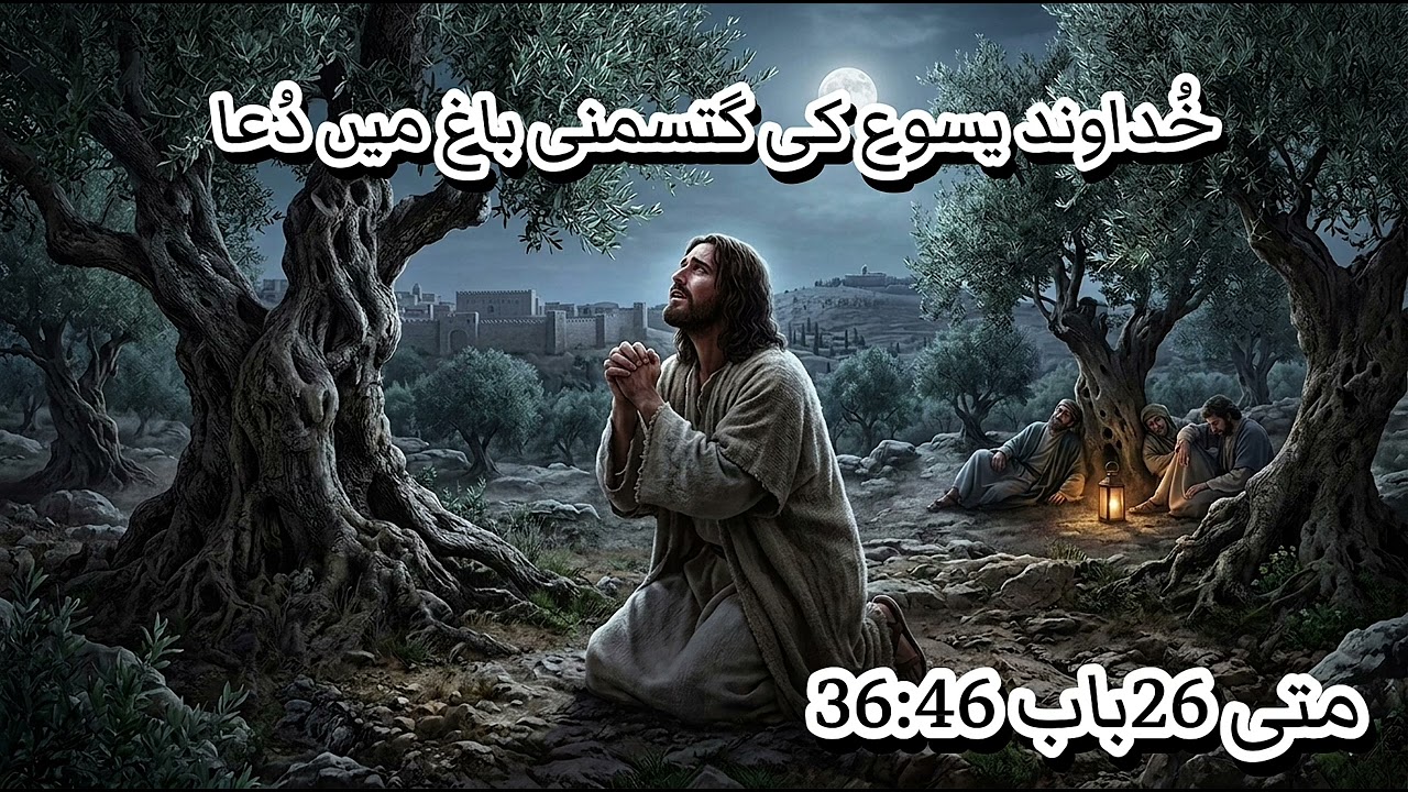 Jesus Prays in Gethsemane | Powerful Prayer Before the Cross (Matthew 26:36-46)🤲✝️😇 @VOICEOFGRACE77 