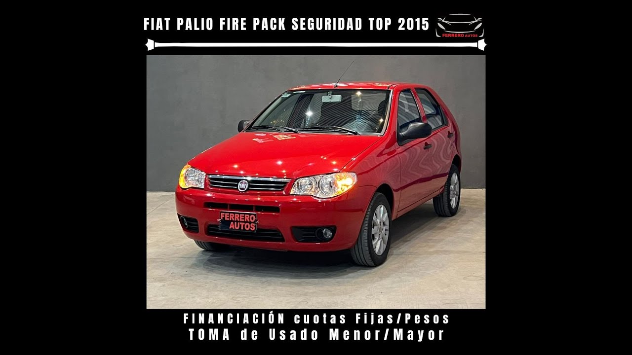 Se Vende: Fiat Palio Fire Pack Seg TOP 2015 - FERRERO Automotores Oncativo (Provincia de Córdoba)