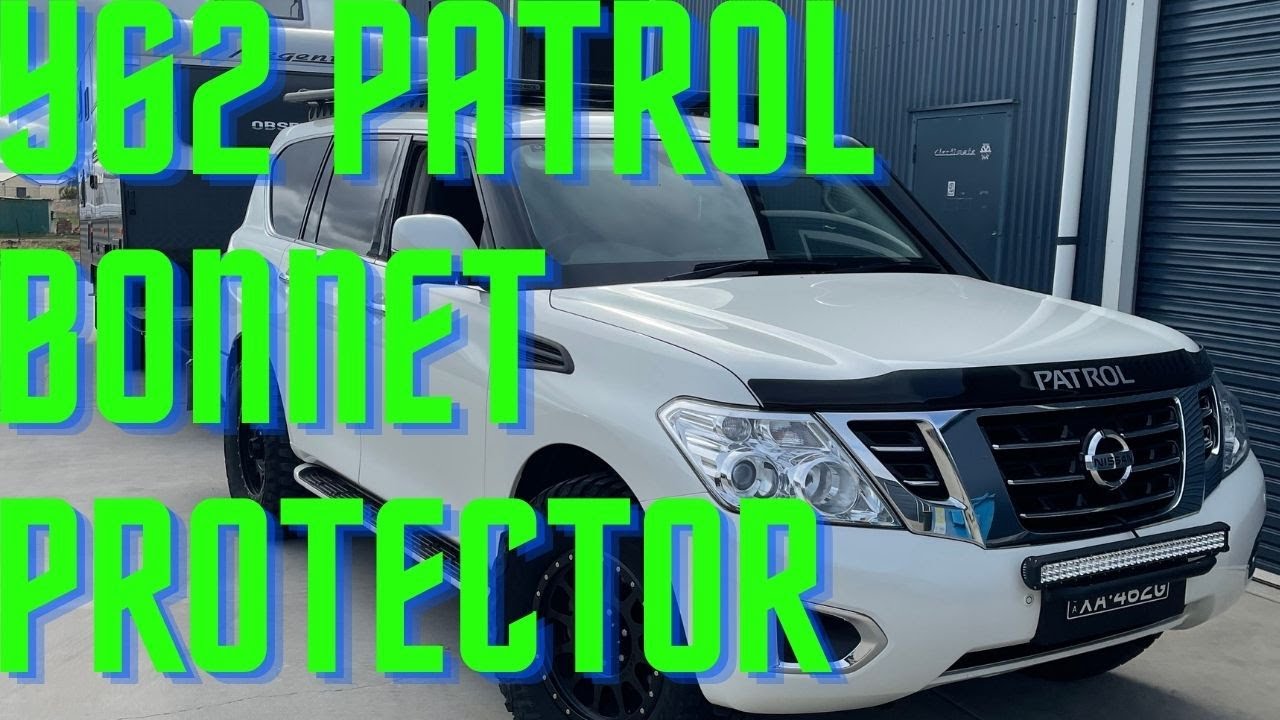 Patrol Y62 Bonnet Protector Install [ Genuine Nissan ]