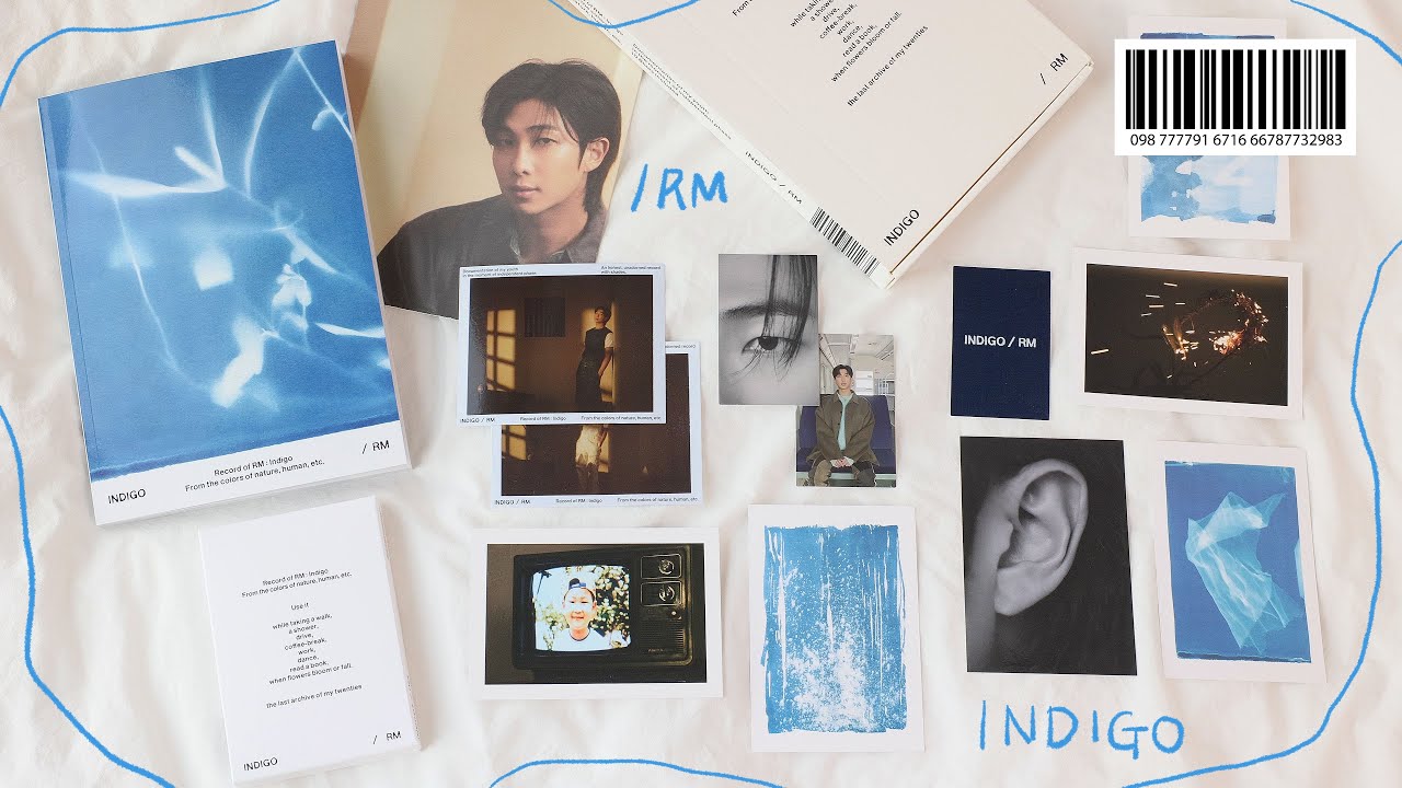 Распаковка сольного альбома BTS RM Indigo! 💙