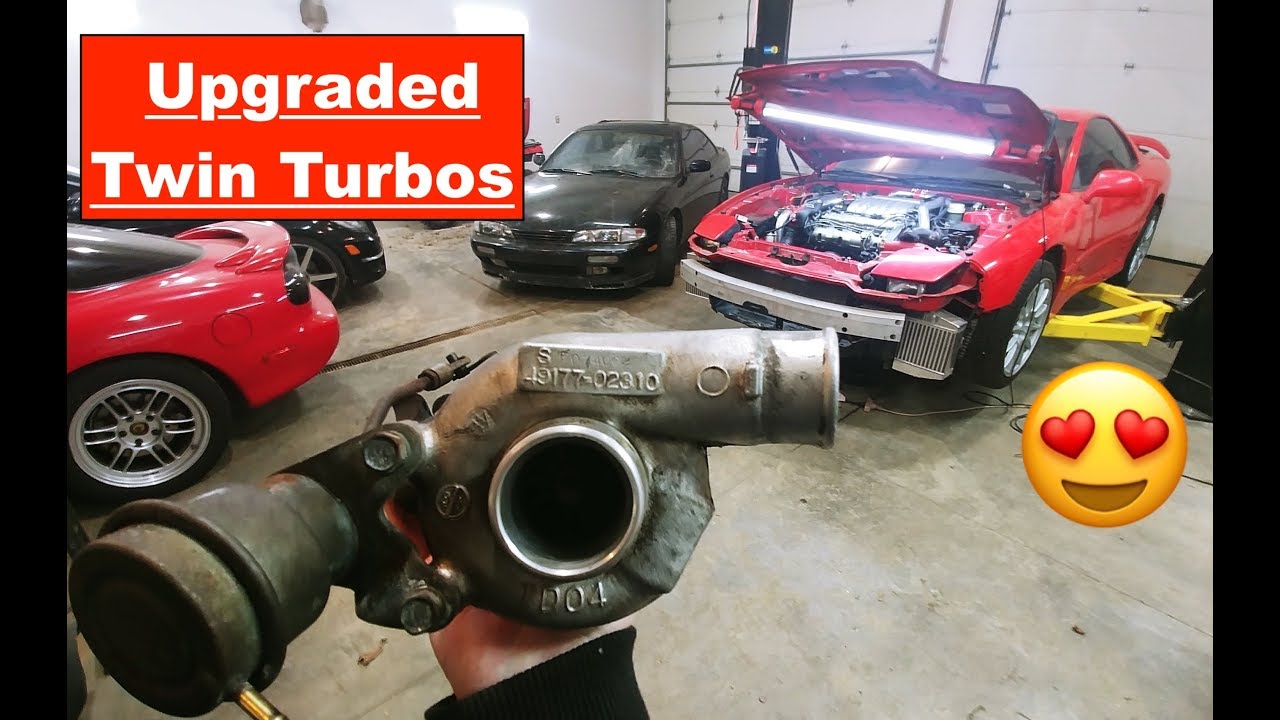 как модернизировать переднюю турбину на Twin Turbo 3000gt vr4 🐌 🐌