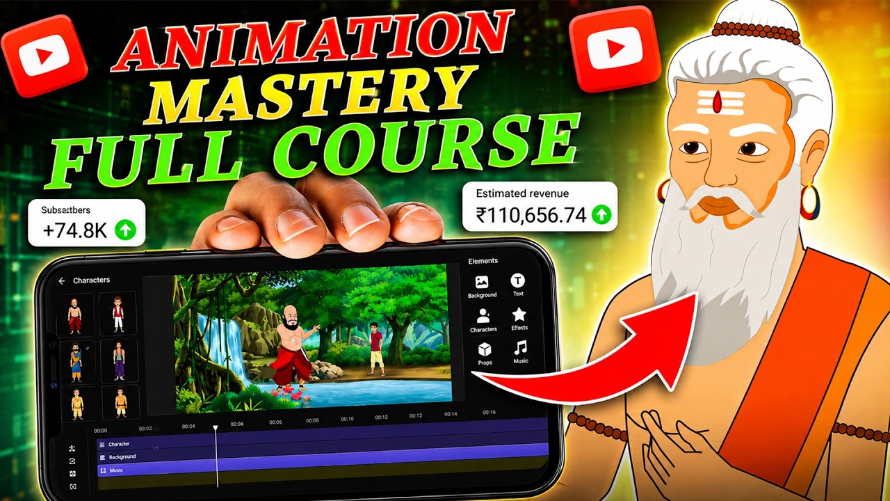 How To Start A Cartoon Story YouTube Channel In 2026 | FULL COURSE