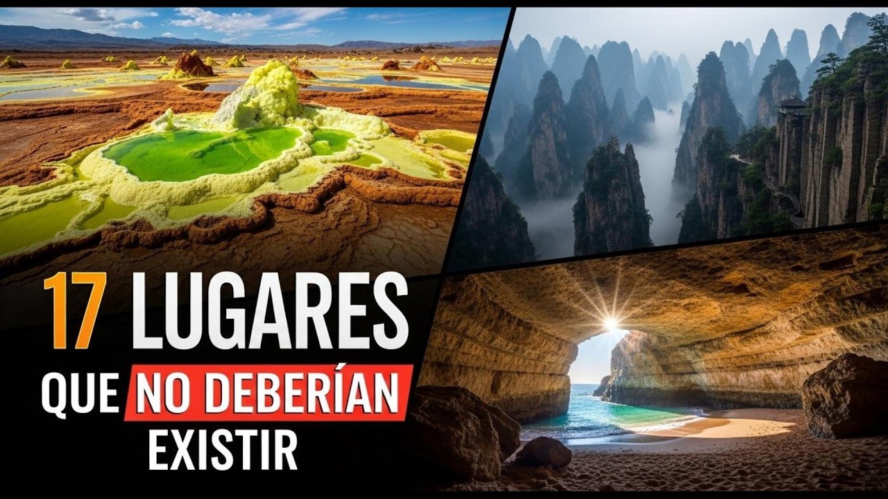 7 LUGARES extra&ntilde;os del MUNDO🌐 que NO Deber&iacute;an Existir (Pero que Puedes Visitar)