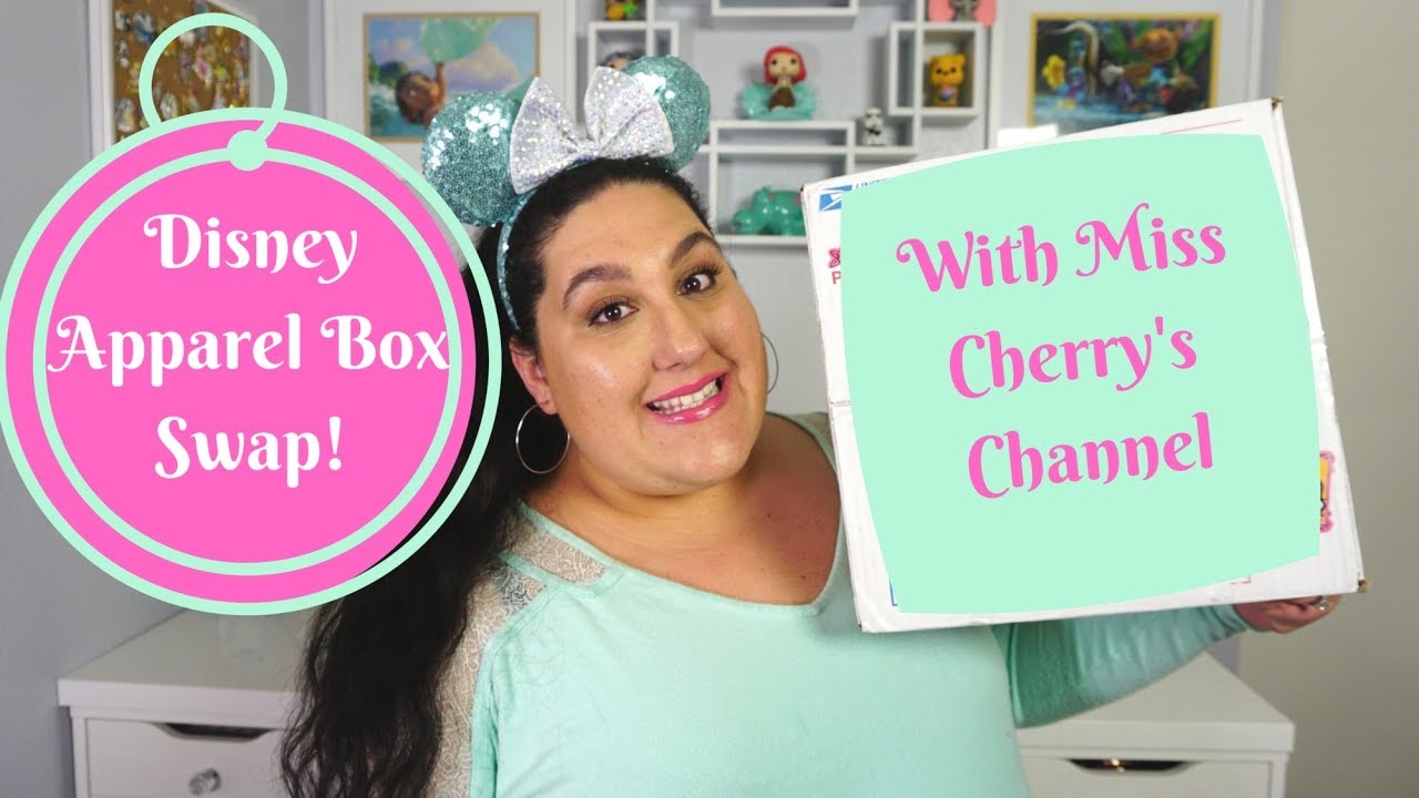 🛍️Disney Apparel Box Swap 🛍️with Miss Cherry's Channel!!