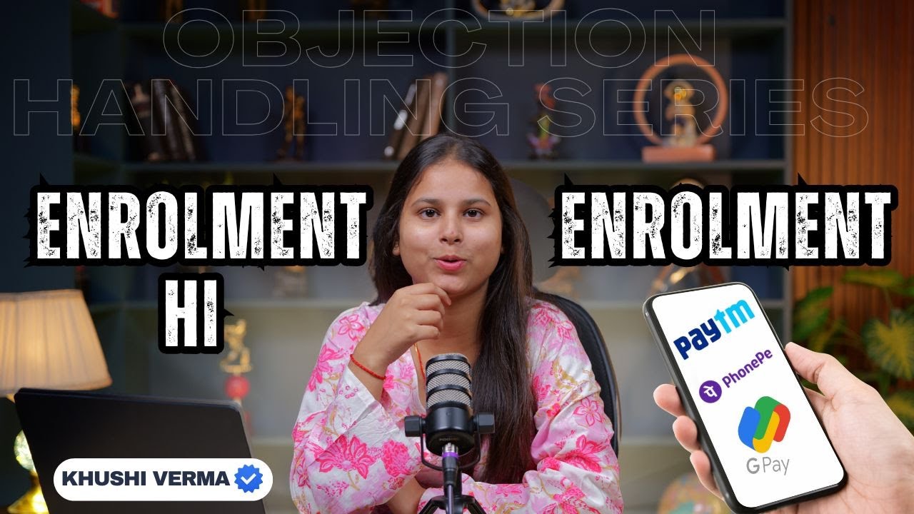 Objection Handing | khushi verma | Next month start krunga | Achievers club | enrolment Nikalo