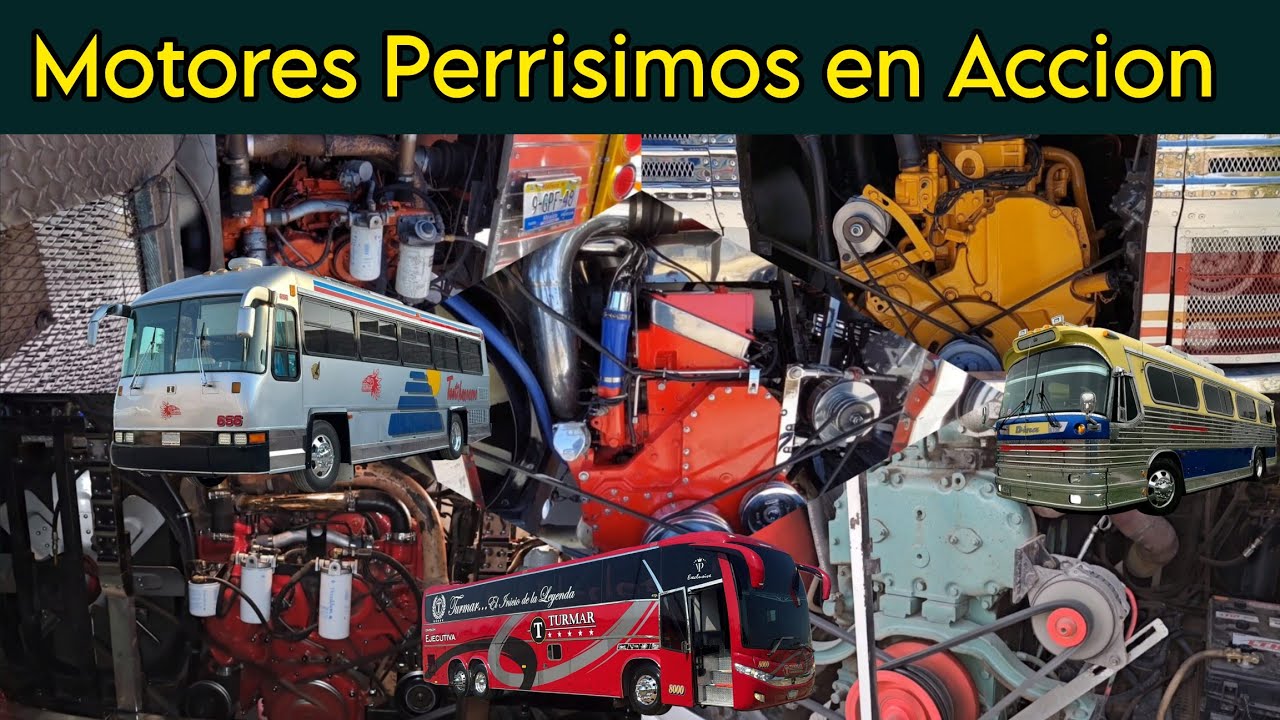 Los Motores Diésel en Aguascalientes, así rujen estos Autobuses