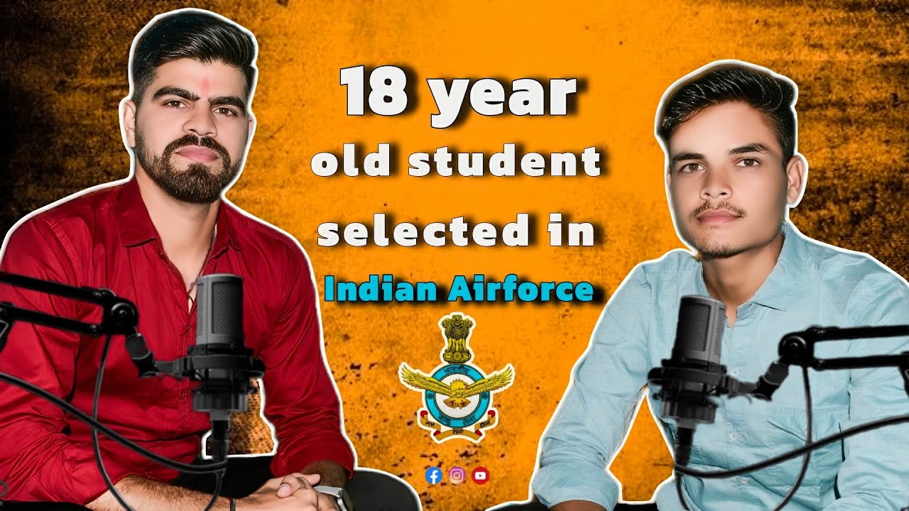 18 Year Old Student Selected In Airforce | Airforce Selected Student Podcast | Rampal Rajpoot