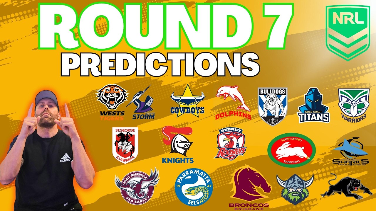 Прогнозы на 7-й тур NRL 2026 года 🏉
