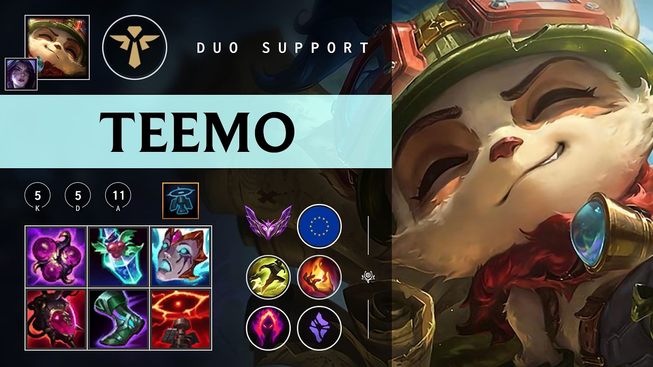 Teemo Support vs Nami - EUW Master Patch 26.03