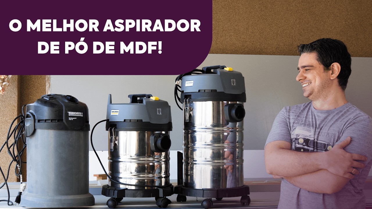 COMPARAÇÃO DOS MEUS 3 ASPIRADOR DE PÓ DA MARCENARIA EM CASA