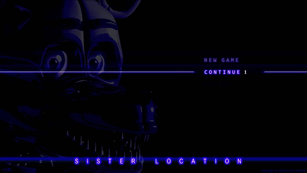 FNaF: Sister Location Title Screen | SL Menu Music | Five Nights at Freddy's