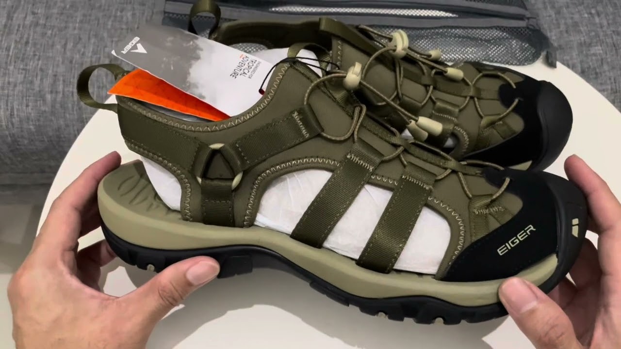 SEPATU SANDAL EIGER LANCERTA OLIVE - RAFTING / HIKING