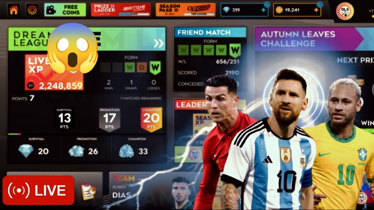 🔴DLS26 🔥 Live match gameplay