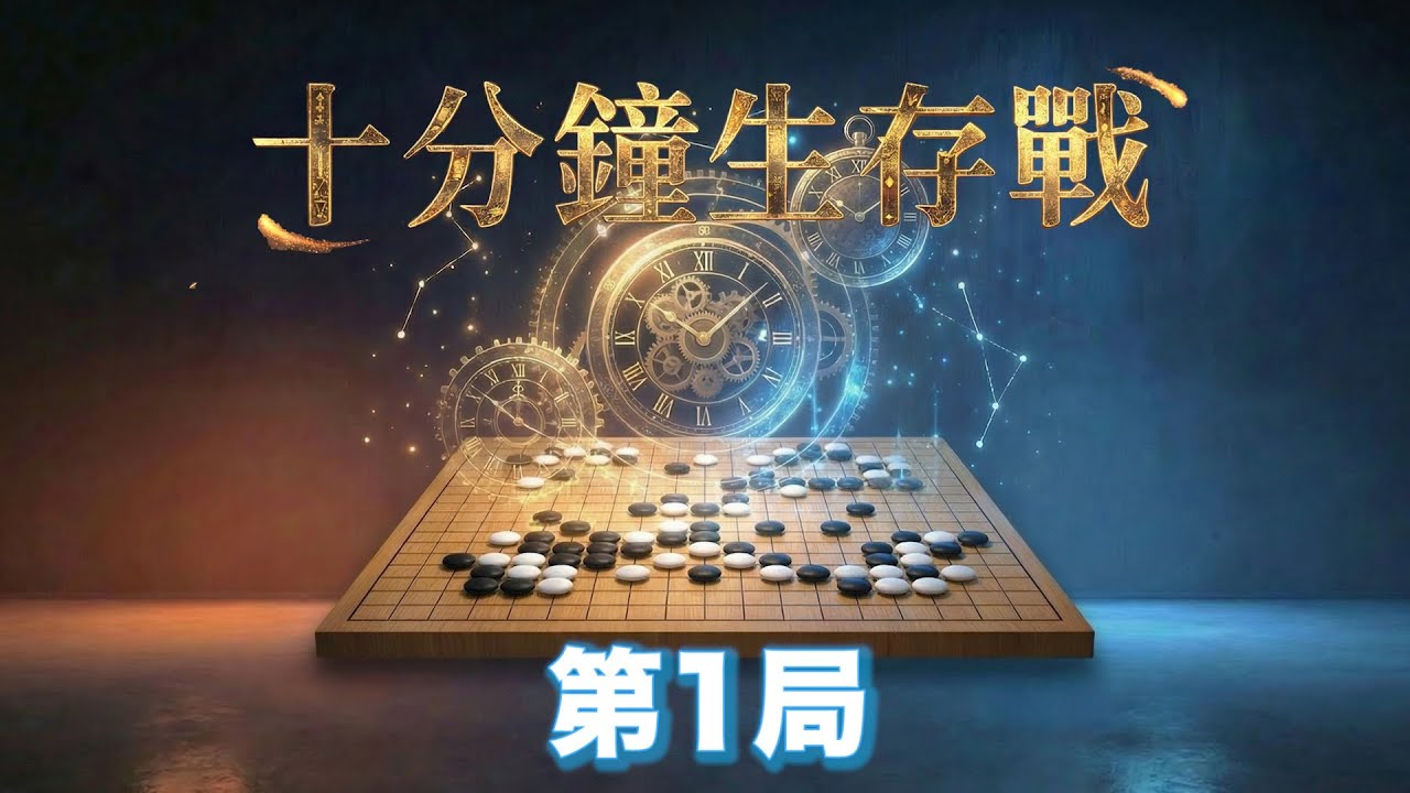 【圍棋十分鐘生存戰】 十分鐘沒讓對手投降算我輸！ 第一局：降維打擊 Feat.廖聖維7段
