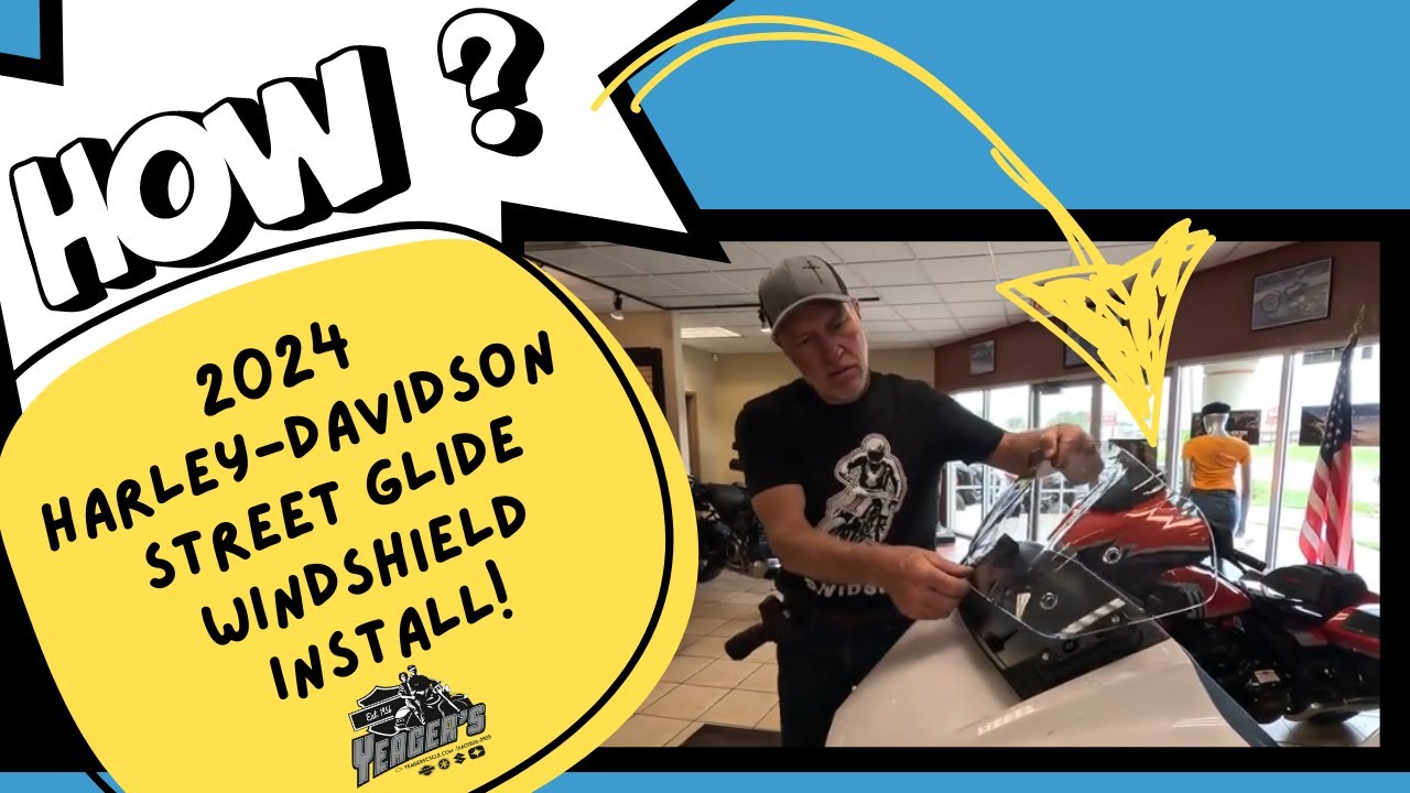 How to Install a Windshield on a 2024 Harley-Davidson Street Glide | Step-by-Step Guide
