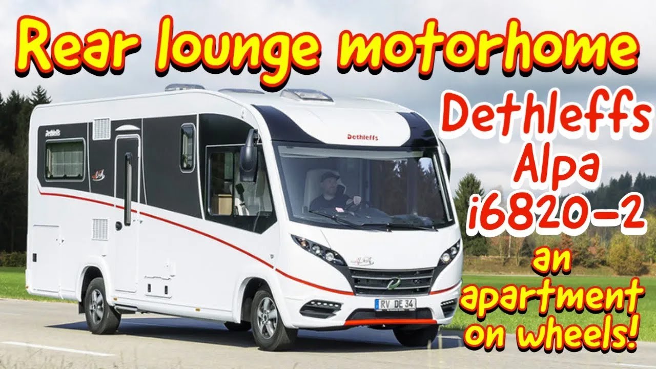 New for 2024! 188k rear lounge motorhome - Dethleffs Alpa i6820 2