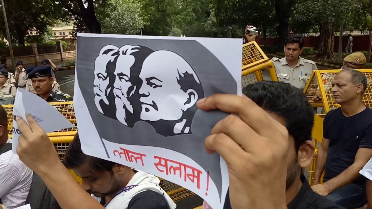 Citizens protest against police raids & illegal arrest of human rights activists